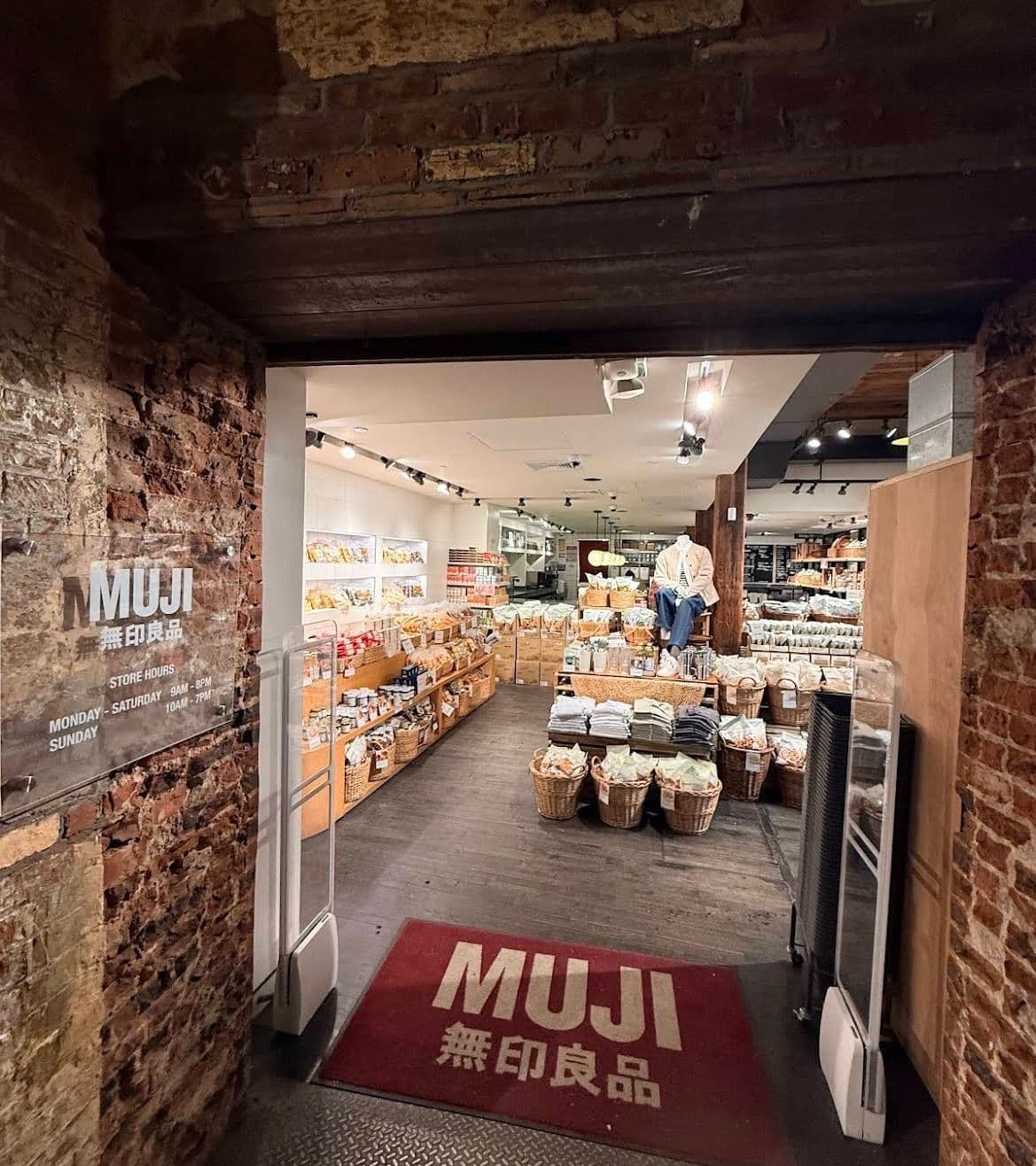 Storefront of Muji Food Market