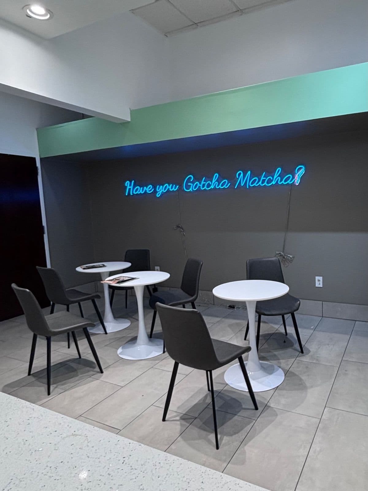 Storefront of Gotcha Matcha & Espresso